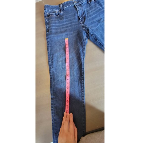 MEN EXPRESS JEANS Slim Dark Wash 4-Way Hyper Stretch Jeans - Picture 12 of 14